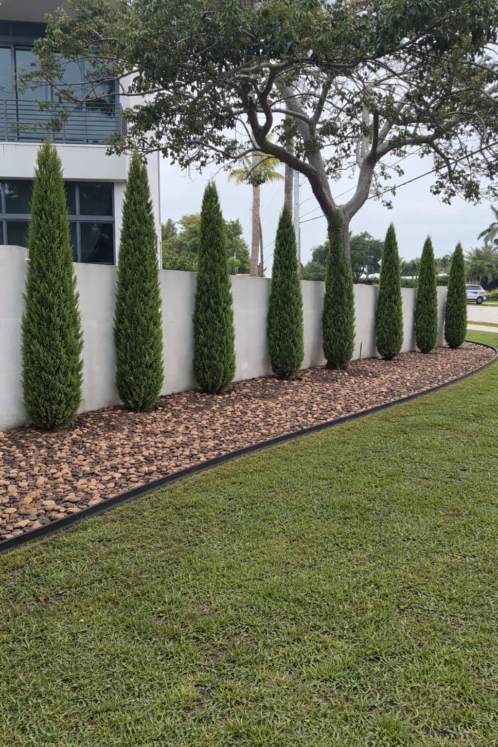 Cypress Column Driveway